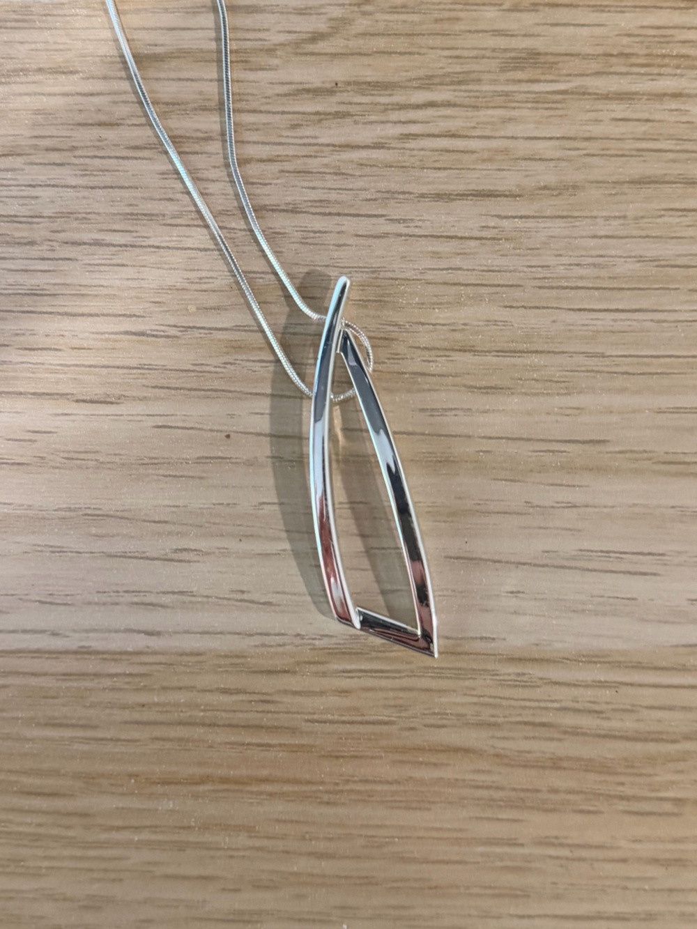 Brighton Silver Tone Double Drop Pendant Necklace - Picture 2 of 3